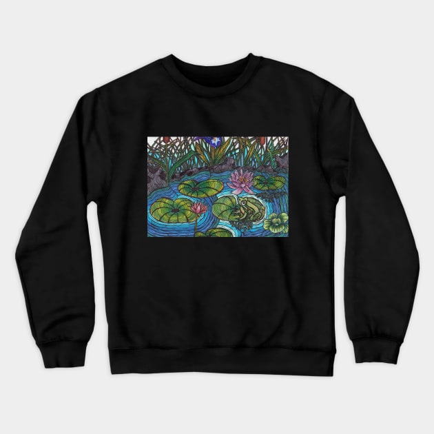 Frog Bottom Crewneck Sweatshirt by CAutumnTrapp